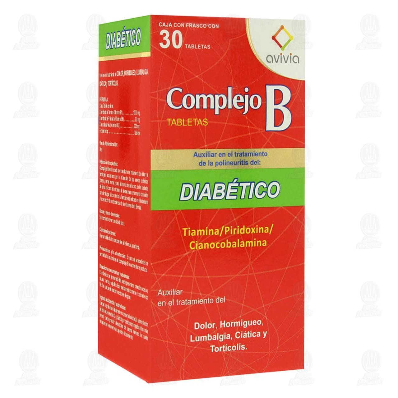 Complejo B Diabético, 30 Tabletas