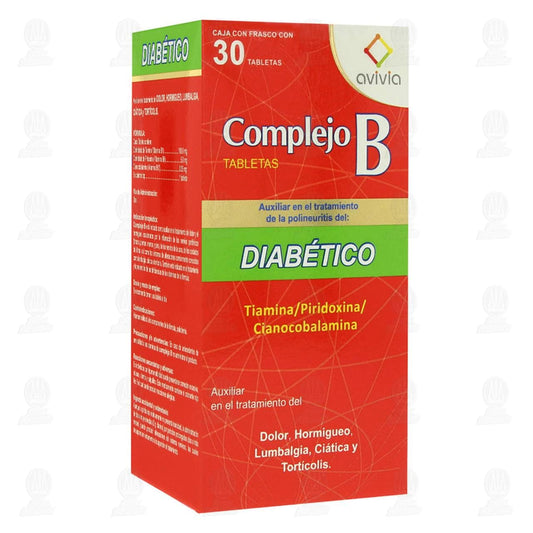 Complejo B Diabético, 30 Tabletas