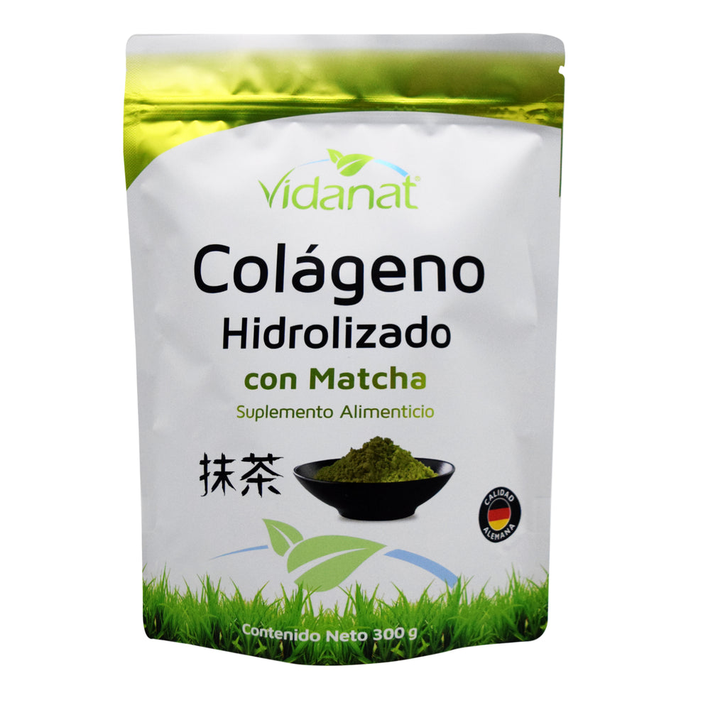 Colageno Hidrolizado Puro Con Matcha 300 G