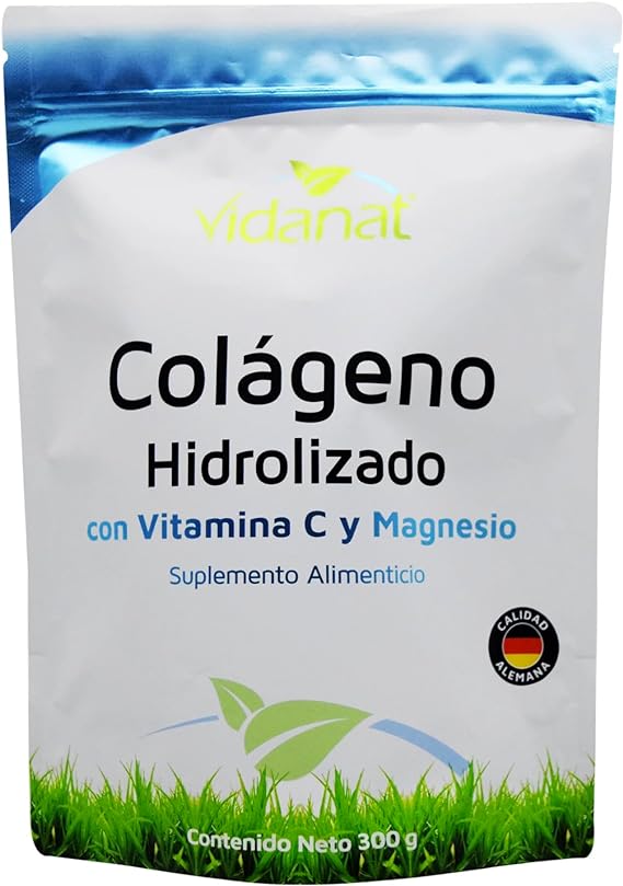 Colágeno hidrolizado Vidanat: C/ Vitamina C y magnesio