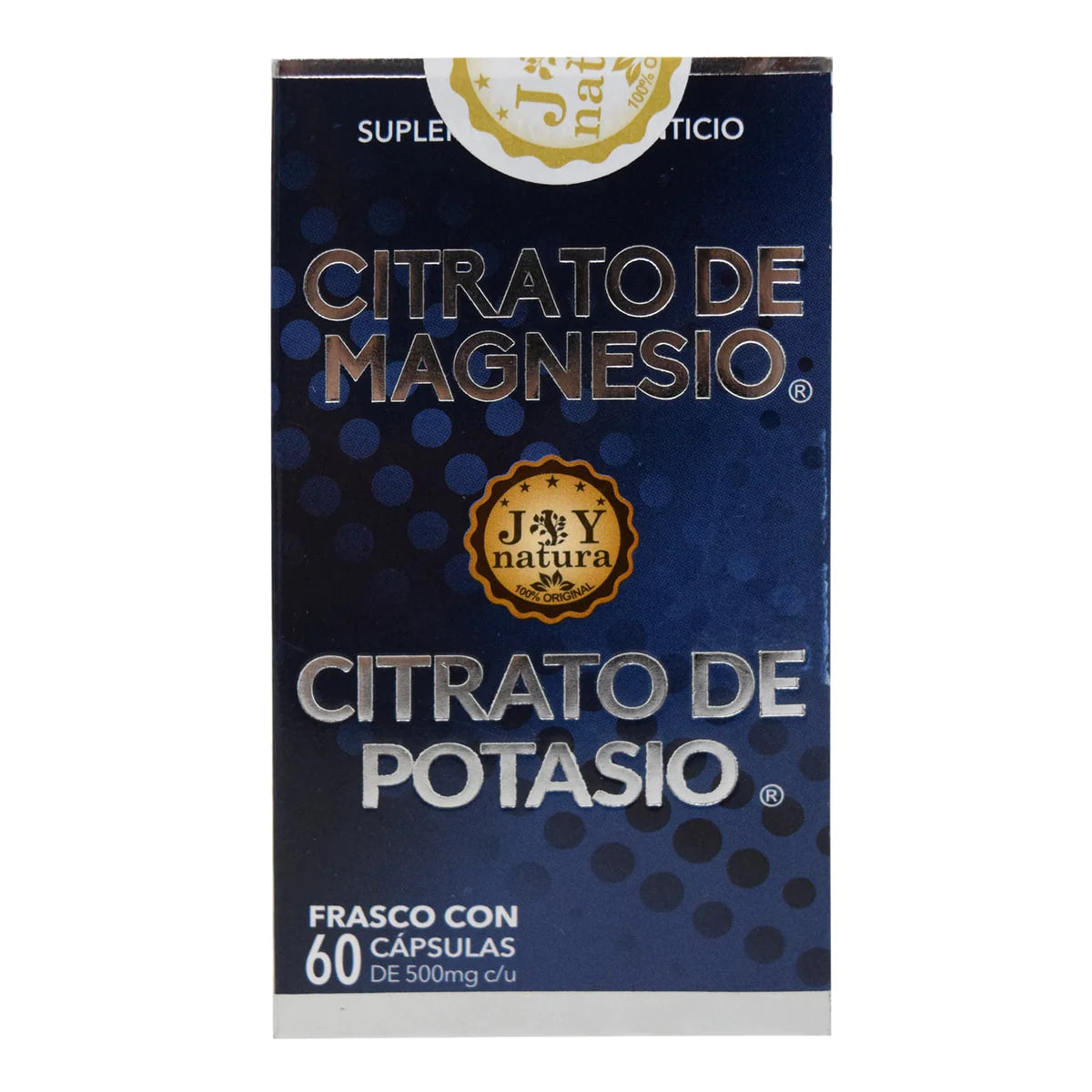 Citrato de Magnesio y Potasio 60 caps Joy Natura