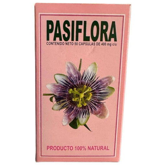 Pasiflora Azteca Cont 50 Caps De 400mg