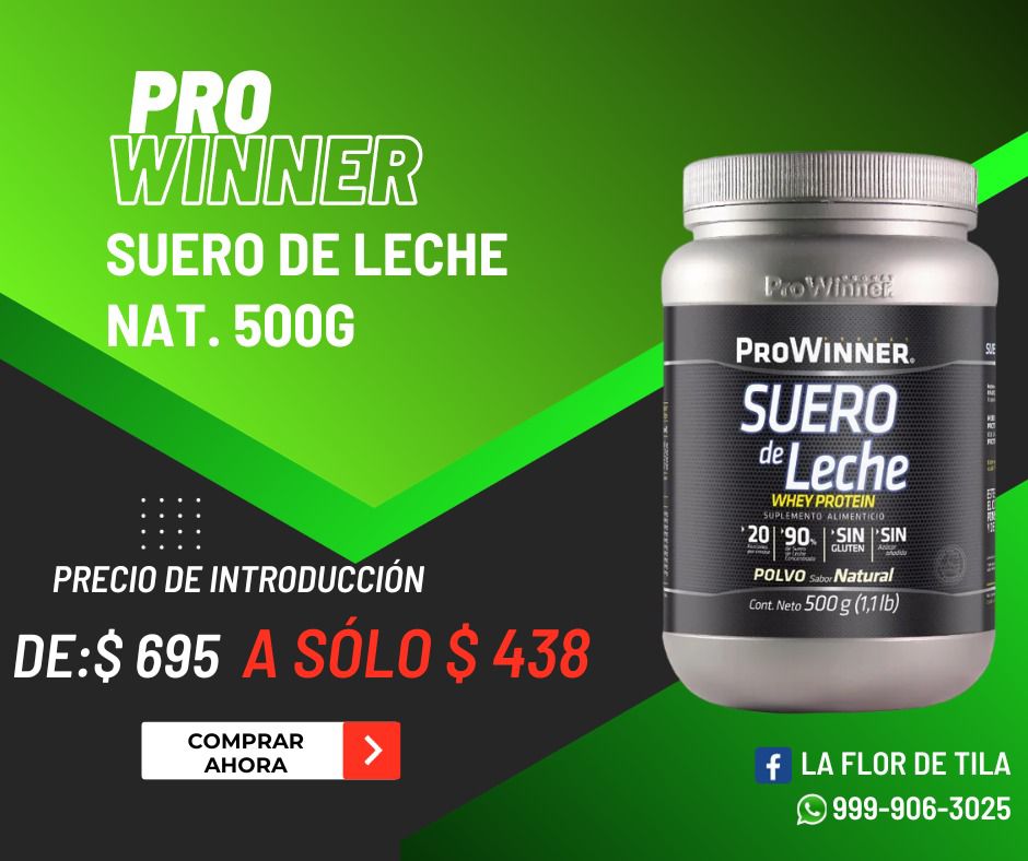 Suero de Leche Sabor Natural 500 g