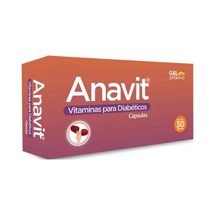 Anavit Vitaminas para Diabéticos 30 cápsulas