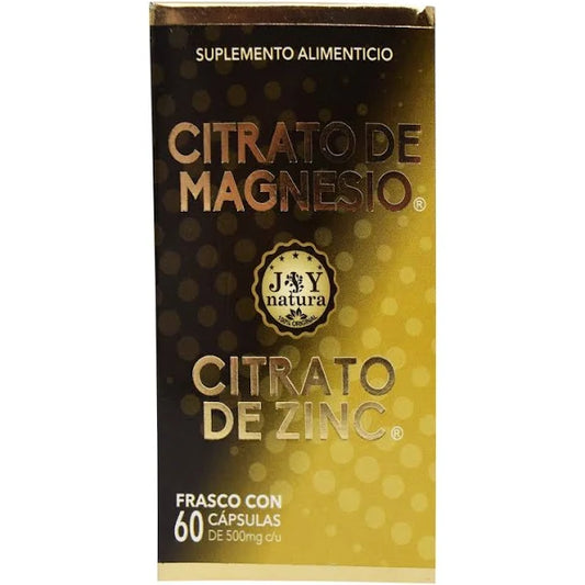 Citrato de magnesio con citrato de zinc